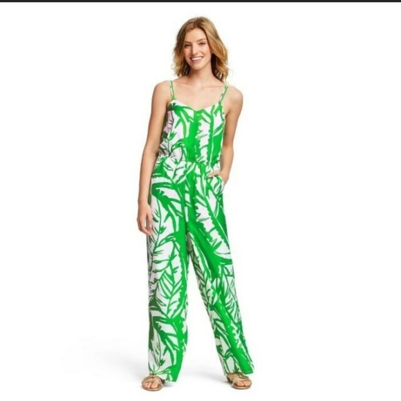 Lilly Pulitzer for Target Pants - Lilly Pulitzer Green Palm Jumpsuit